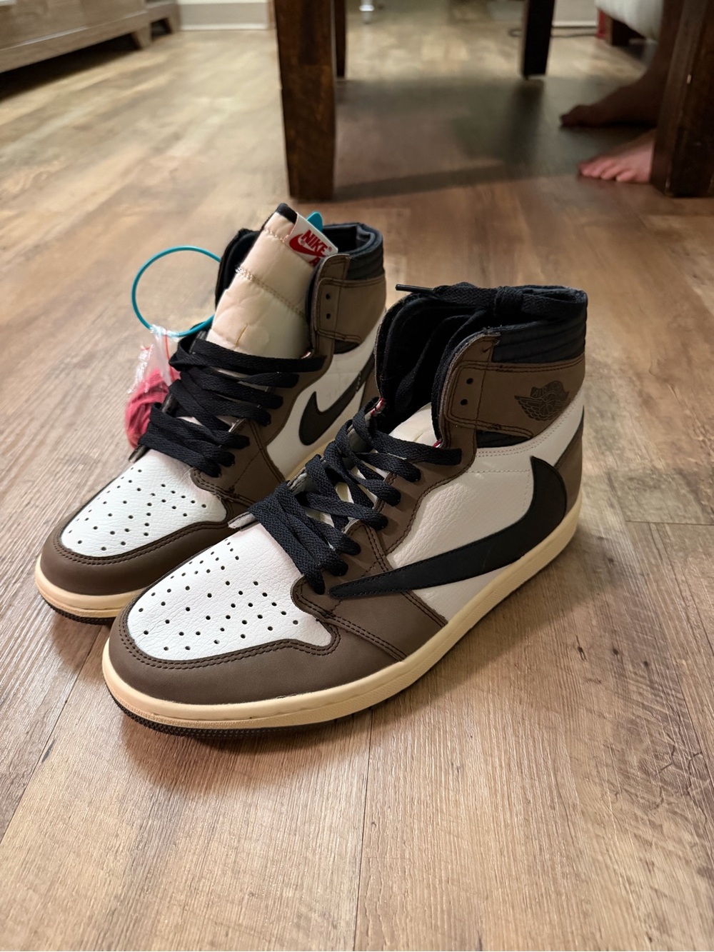 Nike Air Jordan 1 High OG Brown/White/Black Men's Sneakers